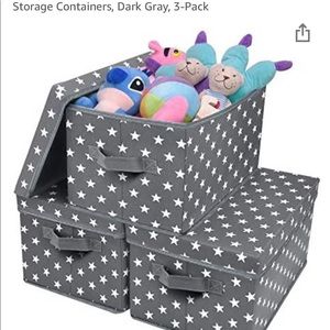 3PCS Large storage boxes with lids